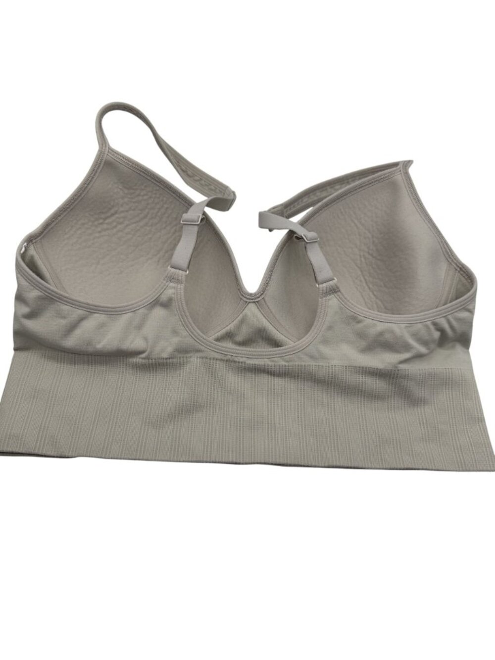 Athleta Eggshell Wireless Padded Sports Bra, L - Picture 2 of 3